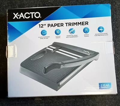 X-ACTO 12  Guillotine Trimmer Black (26232) 818674 • $39.99