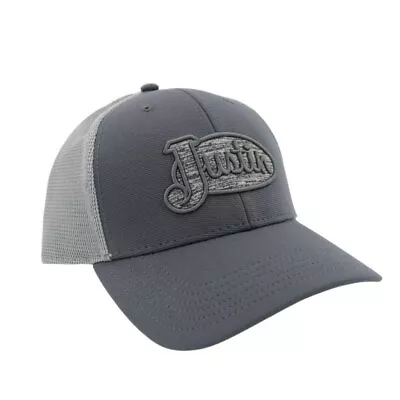 Justin Men’s Grey Baseball Cap • $28