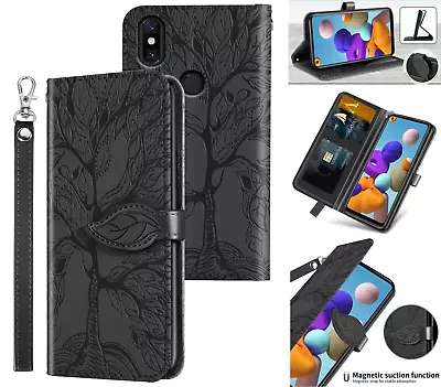 Xiaomi Mi Mix 3 Embossed Pu Leather Wallet Case Tree • $7.50