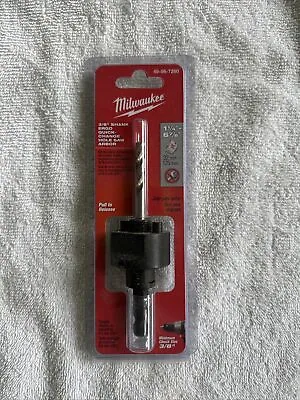 Milwaukee 49-56-7250 3/8  Shank Ergo Quick-Change Hole Saw Arbor. New Sealed. • $14