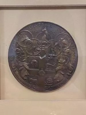 $550 • Buy 1956 MELBOURNE Olympic Games BRONZE PARTICIPATION MEDAL W/ FRAME.