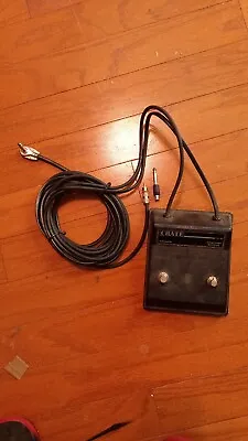 Crate  2 Button Channel Reverb Pedal Amp Footswitch Rare With Fender Mod  • $39.99