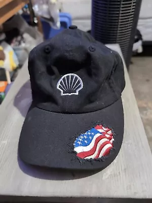 Shell Appalachia Drilling Group Oil Company Hat Cap Black Adjustable Back OSFA • $15