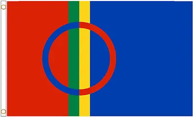 Sami Sapmi Nordic Peoples Polyester Flag • £9