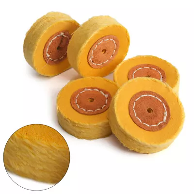 5Pcs 2 Inch Cotton Cloth Buffing Wheel With 4mm Bore For Metal Polishing Tools • $9.69