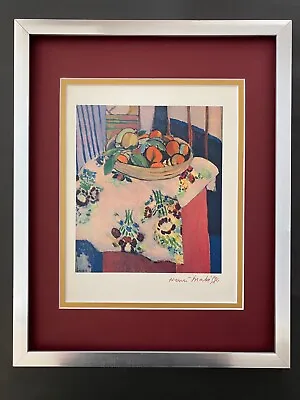 Henri Matisse 1948 Awesome Signed Print Double Matted And Framed Buy It Now ! • $149