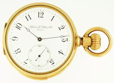 Albert H Potter Minute Repeating Albert H. Potter & Co. 18k YG Rare Cut Hunter • $18645