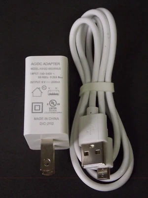 $10.95 • Buy WYZE AC/DC Power Adapter 100V-240V - 5V 2A 2000mA W/Micro USB Cord-Free Ship