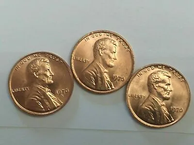 1970-S Small Or Large Date Lincoln Cent BU Penny  BUY 5 GET 1 FREE  READ FIRST • $4.99