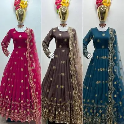 £46.79 • Buy Bollywood Salwar Kameez New Pakistani Dress Indian Wedding Party Wear Designer