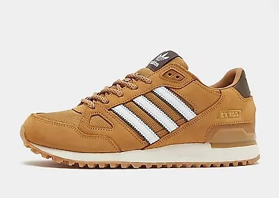 Adidas Originals ZX 750 Tan Brown Casual Shoes Sneakers Mens Size US 8 New ✅ • $140
