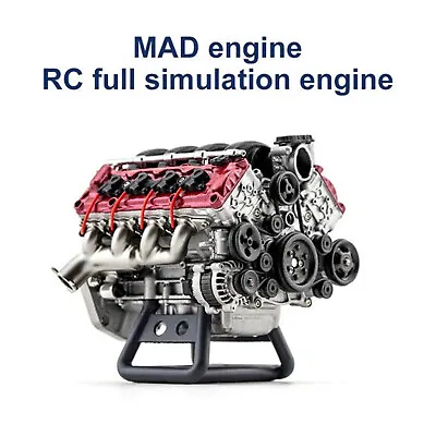 DIY Set V8 Engine Metal Model Building Kit Internal Combustion Engine Model • $229.27