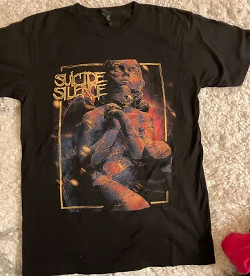 Suicide Silenced Short Sleeve Y2K T-Shirt Men's Small Mitch Lucker Skull A • $24.99