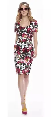 Michaela Louisa Dress & Bolero Outfit Brand New RRP £220 Red Green White Yellow • £199