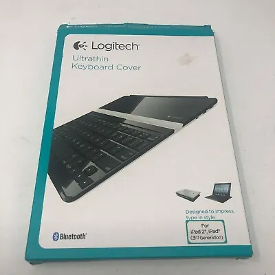 Logitech Ultrathin Keyboard Cover Blk. For IPad 2 And IPad (3rd/4th Gen)Open Box • $9.95