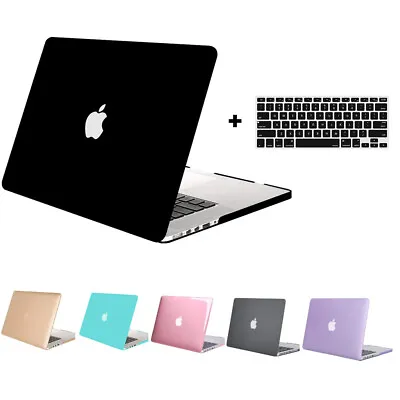 Mosiso Macbook Pro13 /15 Laptop Case Retina 2013-2015 Released & Keyboard Cover • $18.04