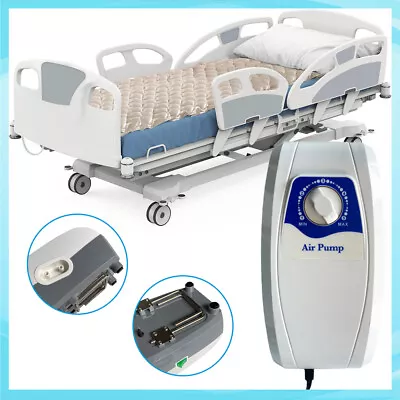 Alternating Pressure Pad Hospital Bed Mattress Topper & Pump System 36 X78 X3  • $75.99