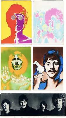 Richard AVEDON (Photographer): 1967 First-Edition Psychedelic Beatles Posters • $2400