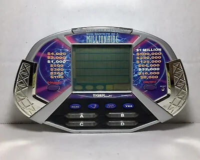£14.35 • Buy Who Wants To Be A Millionaire Game TESTED!! Handheld 2000 Tiger With Cartridge