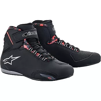 Alpinestars Sektor Waterproof Shoes (10.5 Black/Gray/Red) • $127.66