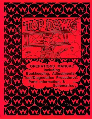 Top Dawg Shuffle Alley Game Operations/Service/Repair/Troubleshooting Manual PB • $24.95