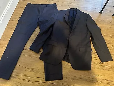 🌠 J Crew Navy Blue Thompson 40R Suit 34x31” Pants Used • $80