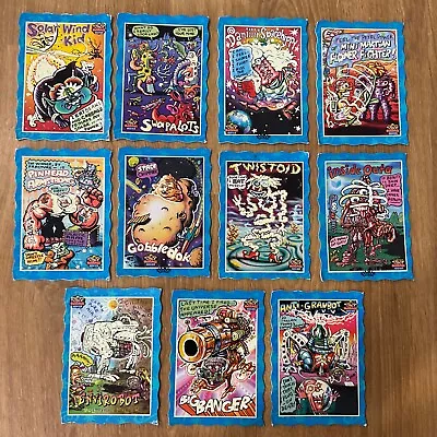 Lot Of 11 Glow Zone Space Oddbodz Cards • $10