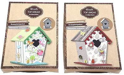 £3 • Buy Make Your Own Birdhouse Childrens Card Paper Craft Kit ~ Birdhouse Kit