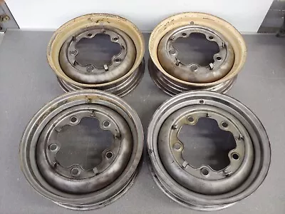 Nice Set Of 4 Used Original Vw Beetle Ghia 4jx15 Steel Wheels 5x205 • $480