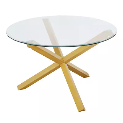 Oporto Glass Dining Table And Lamp Table Free Home Delivery • £199.99