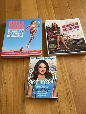 $25.95 • Buy Health Books Exercise - I Quit Sugar Sarah Wilson Kayla Itsines Michelle Bridges