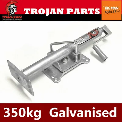 Trojan Trailer Jockey Wheel Stand Galvanised Swivel Swing U-bolt Style 303118 • $120