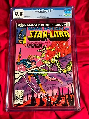 CGC 9.8~Marvel Spotlight V2 #7~Star Lord~1980~Doug Moench Frank Miller Sutton • $27