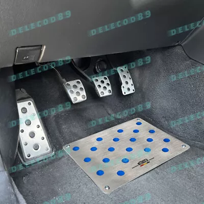 For New NISSAN NISMO Anti-Skid Floor Mat Carpet Foot Pedal Aluminum Plate JDM X1 • $27.33