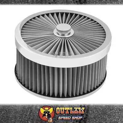 Proflow Air Cleaner Flow Top Stainless Steel 9  X 5  Fits 5-1/8  - Pfeaf-230127s • $118.20