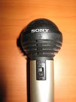 Vintage 1970's SONY F-27S Cardioid Dynamic Microphone For RECORDER * Japan • $9.95