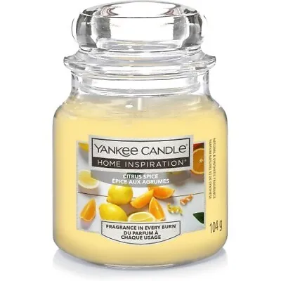 Yankee Candle Home Inspiration Small Jar Citrus Spice 104g • £8.55