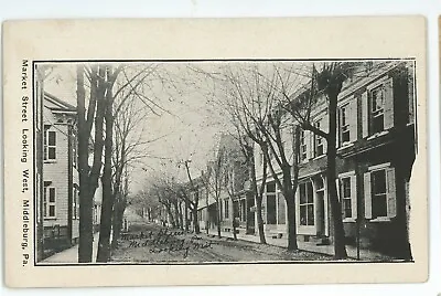 Market Street Looking West MIDDLEBURG PA Snyder County Pennsylvania Postcard • $9.99