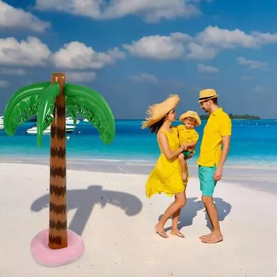 Pools Party Tropical Palm Tree Coconut Trees Beach Party Decor Inflatable Toys • $18.63