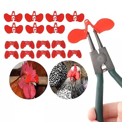 Pinless Peepers For Chickens Blinders With Pliers Set Pheasant Blinders Chick... • $21.11