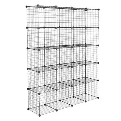 70  Wire Cube Storage Organizer 20-Cube Metal Grids Storage Bins Shelves Modular • $64.99