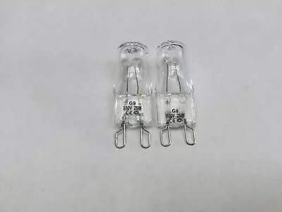 2 X Electrolux 626 Wall Oven Halogen Lamp Light Bulb Globe EVEP626SC 944031735 • $14.95