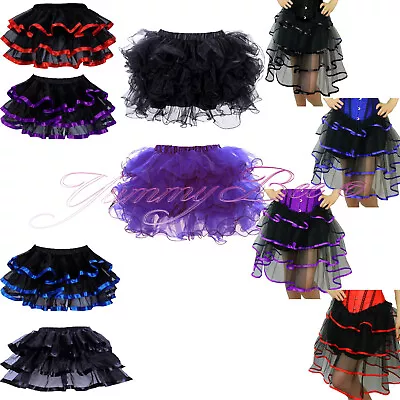 Tutu Skirt Fancy Dress Burlesque Women Plus Size 6-24 Long Short Halloween Dance • $17.39