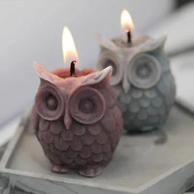 $11.24 • Buy 1pc Owl Silicone Mold Candle Making Resin Molds Plaster Wax Moulds Home Decor Su