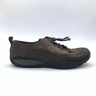 Merrell Womens Mimosa Lace Hiking Shoes Brown Black J55848 Low Top 7.5M • $29.99