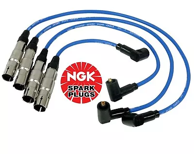 Spark Plug Wire Set NGK Replace VW OEM # VWC035 For Beetle Golf Jetta 2.0L 4Cyl. • $59.99