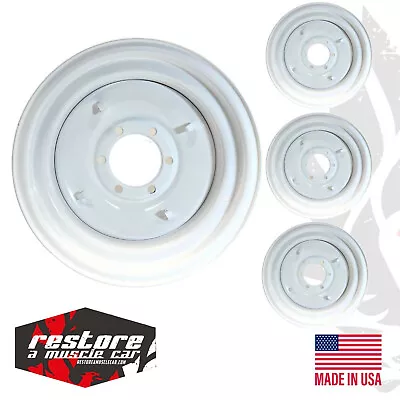 Chevy K5 K10 C10 Blazer Pickup GMC Jimmy 15x10 Steel Wheels W/Cap Clips (4) • $1095