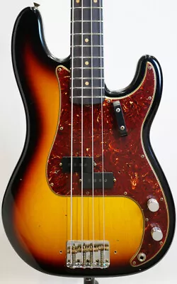 Fender Custom Shop 1963 Precision Bass Journeyman Relic Aged 3Tone Sunburst • $7926.62