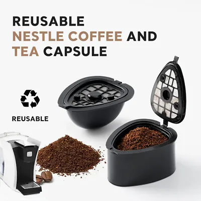 2x Reusable Coffee Capsule Pods Tea Filters For Nestle SPECIAL.T Dedicated Maker • $13.99