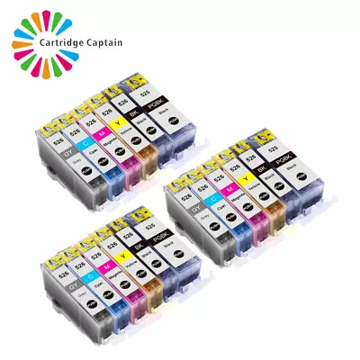 18 Ink Cartridges For Canon Pixma MG6150 MG6220 MG6250 MG8150 MG8250 MG8220 • £16.09